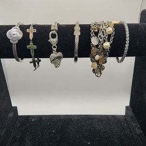 Silver-tone Bracelet Bundle